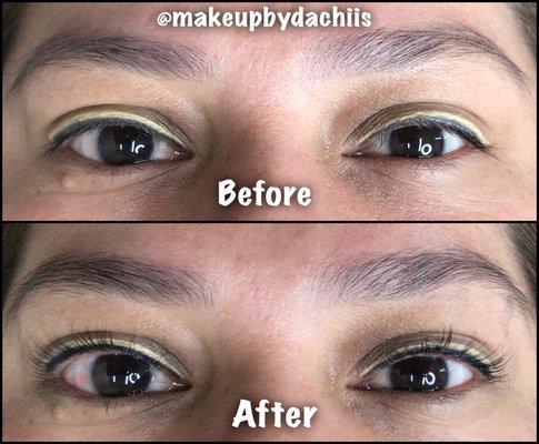 eyebrow shaping and tint