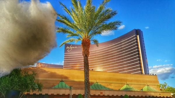 Great view tonight of Wynn from the Epicurean Affair at The Palazzo's Azure Pool.