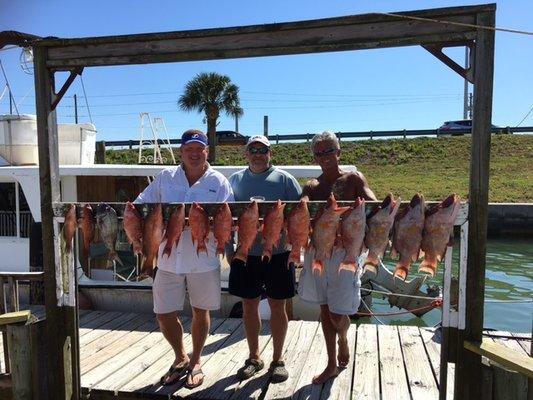 Offshore fishing for Snapper and Hogfish.  Lots of fun and amazing groceries!