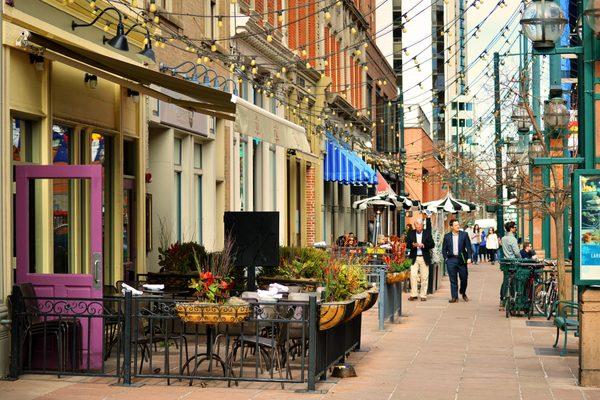 Menu tastings and local history along Denver oldest and most historic block.