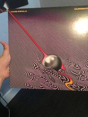 My unfortunately not working Tame Impala record I also purchased as mentioned in the review.