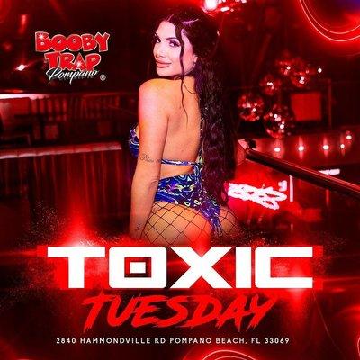 Toxic Tuesdays Booby Trap Pompano Beach