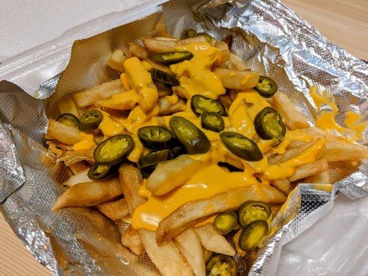 Cheesy Jalapeno Fries. Delicious!