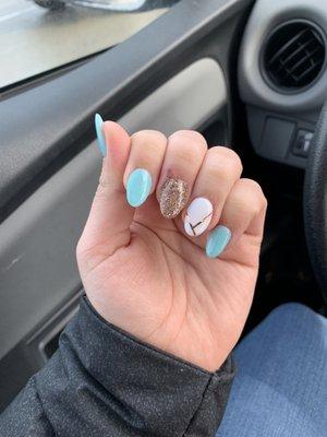 Dip nails