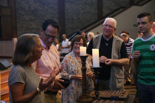 Communion is practiced every Sunday, at all Christ Presbyterian Church locations.