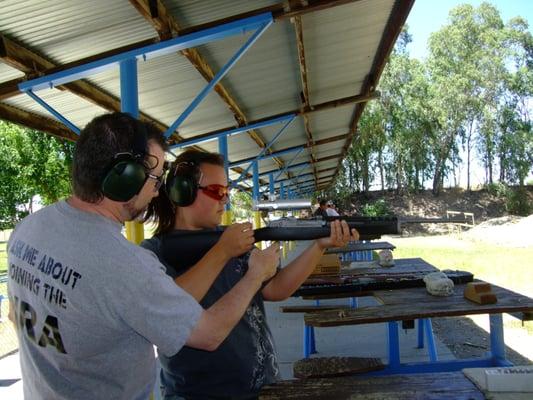 Jeese shooting a Ruger 10/22.