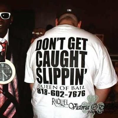 FLAVA FLAV SUPPORTS THE QUEEN OF BAIL...