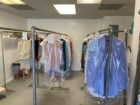 Dry cleaning available