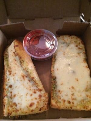 Cheesy garlic bread