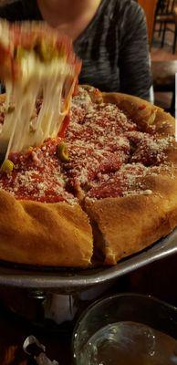 Chicago style deep dish