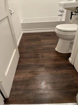 Bathroom/Hardwood Floor Cleaning