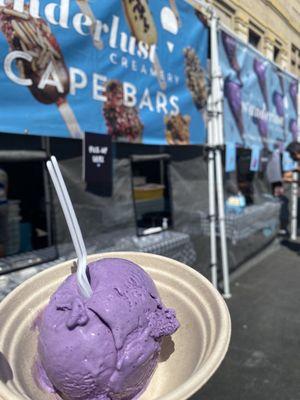 Ube ice cream