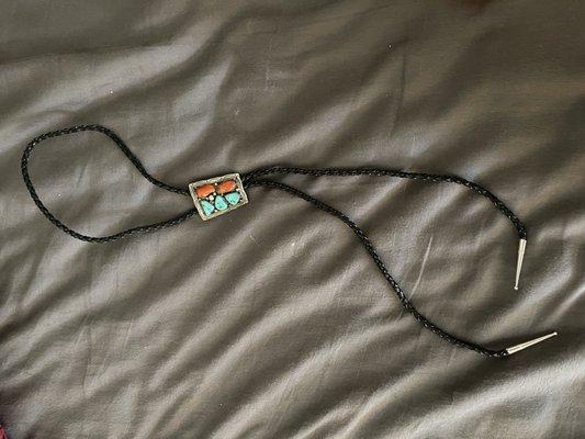 My bolo tie came back from repair looking amazing.