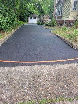 My driveway done today