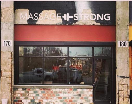 Storefront for Massage Strong