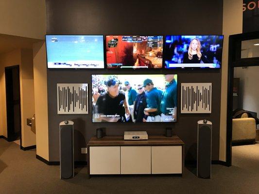 Entertainment wall