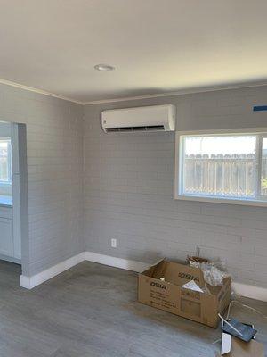 Mini Split - Heating and Cooling. Ductless AC System.