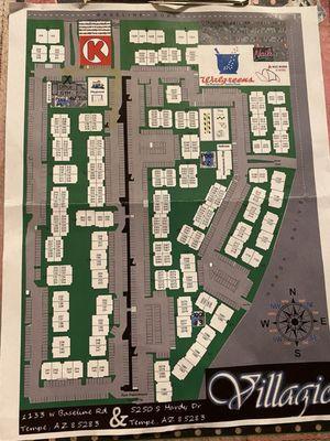 Apartment complex map