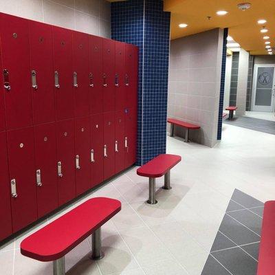 Clean locker rooms