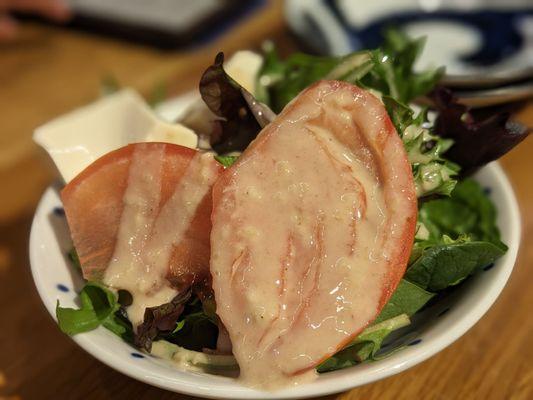 Cold tofu salad