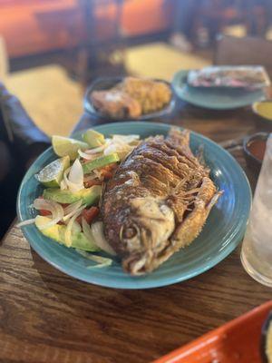 Tilapia Mojarra meal was very good