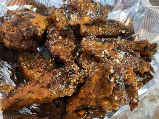 Spicy Parmesan wings