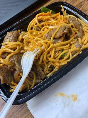 Beef Chow Mein Noodles