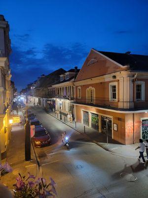 View from balcony