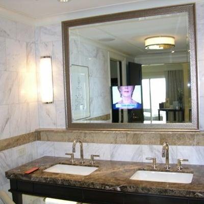 Custom Mirror with a TV!!