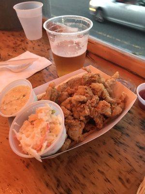 Fried clam roll