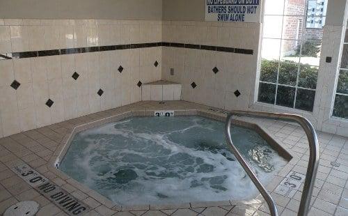 Indoor and outdoor hot tubs