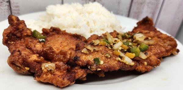 Fried Salt and Pepper pork.