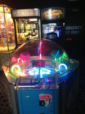 Awesome game room for the kids with a monitor in the restaurant for parents to watch their children while they play!