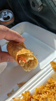 Crispy not greasy egg roll