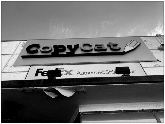 Welcome to Copycat. #photocopycenter #fedexshipper