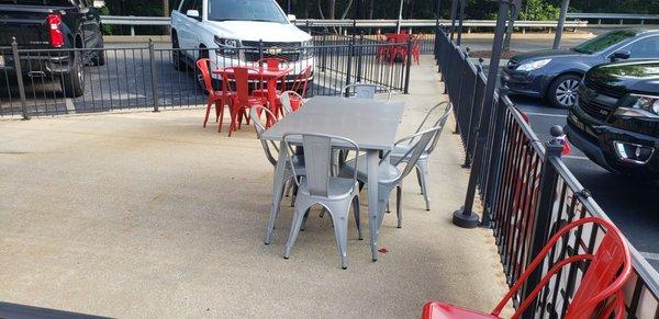 Outdoor seating