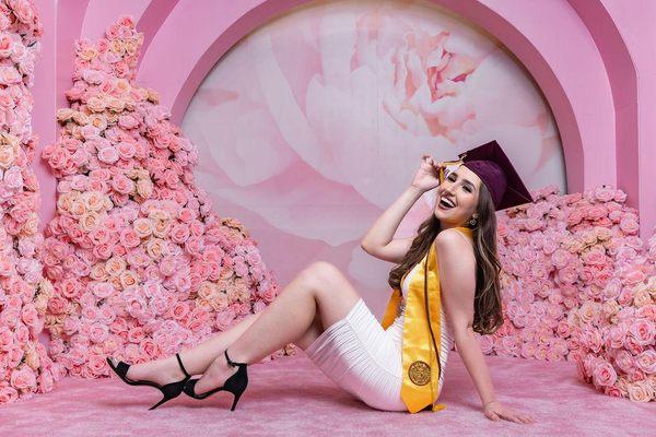 Graduation Photography Session at Petal Pix Studios | Arizona's Top Floral Photography Studio!