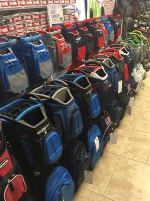 Sun Mountain Bag Boy, Naples Bay, etc. Largest inventory and best prices in the Villages