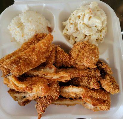 Chicken katsu plate