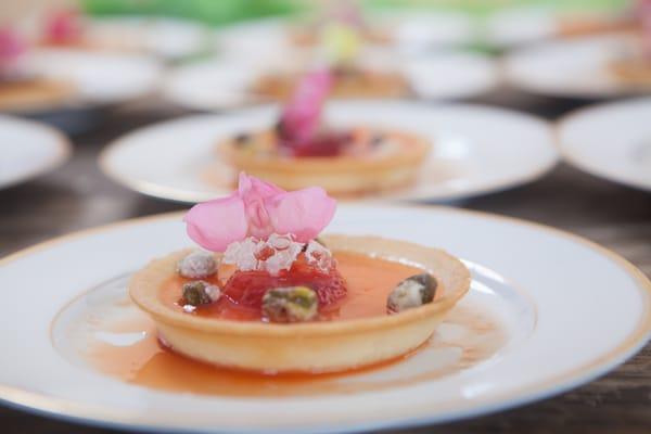 Blood Orange & Ricotta Tartlet