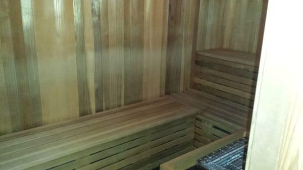 The Sauna is very relaxing