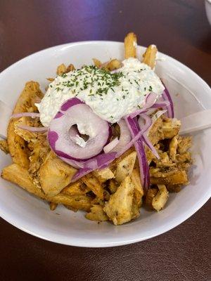 Chicken Gyro Fries