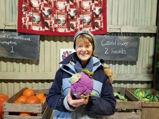 Farmer Victoria with a gorgeous pu