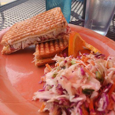 Reuben with thai salad