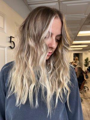 Balayage and cut by Julie