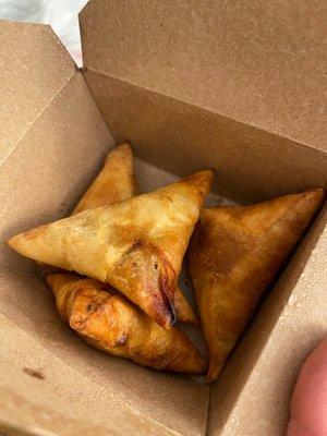 35. 2 Ground Beef Samosa