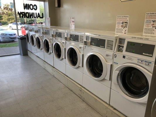 We have 8 Double / 20 pound washers.