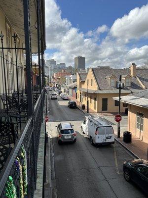 Daytime balcony view