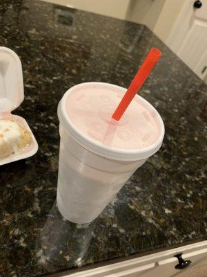 Strawberry milkshake