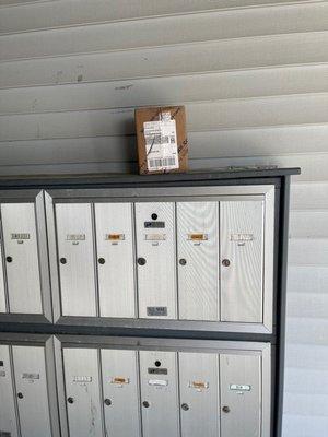 20 apartment mailboxes, countless residents and FedEx left my box out in the open for anyone to take.